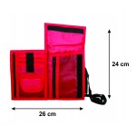 VIAGGI Travel Neck Pouch - Red